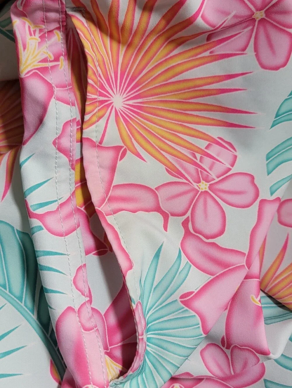 Member's Mark men's swim trunks size XL floral tropical print board shorts